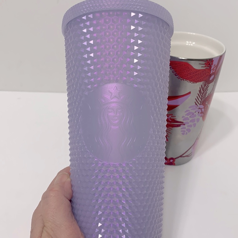 Icy Lilac Bling Studded Tumbler Starbucks